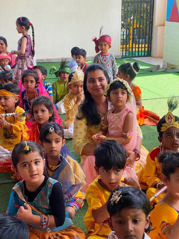 Janmashtami celebration with educators
