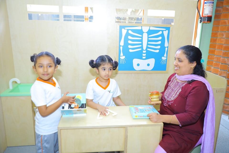 Doctor role play at the pretend clinic